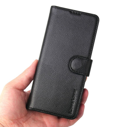 For Samsung Galaxy S20+ Plus Case iCoverLover Genuine Leather Wallet Cover Black