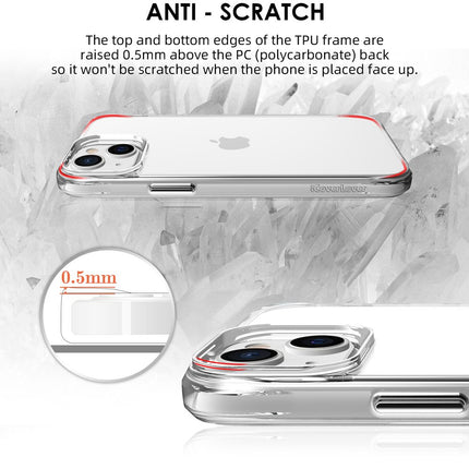 For iPhone 14 Case iCoverLover Shockproof Cover Clear