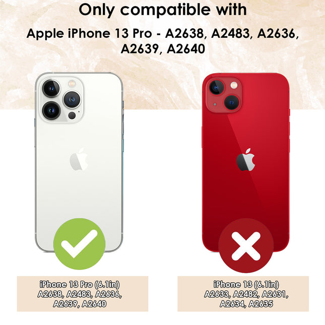 For iPhone 13 Pro Case iCoverLover Shockproof Cover Clear