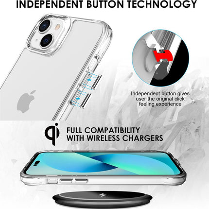 For iPhone 14 Plus Case iCoverLover Shockproof Cover Clear