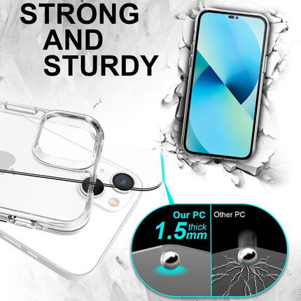 For iPhone 14 Plus Case iCoverLover Shockproof Cover Clear