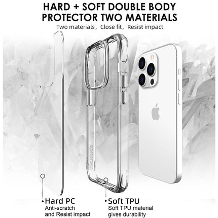 For iPhone 14 Pro Max Case iCoverLover Shockproof Cover Clear