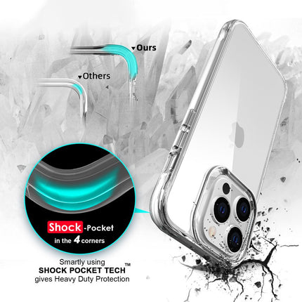 For iPhone 14 Pro Max Case iCoverLover Shockproof Cover Clear