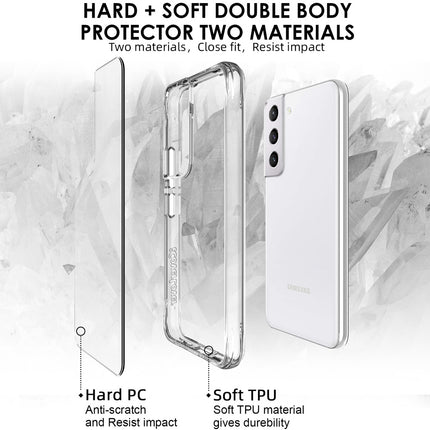 For Samsung Galaxy S22+ Plus Case iCoverLover Slim Shock-proof Cover Clear