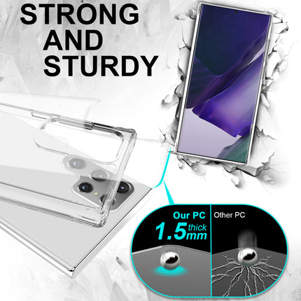 For Samsung Galaxy S22 Ultra Case iCoverLover Slim Shock-proof Cover Clear