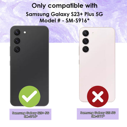For Samsung Galaxy S23+ Plus Case iCoverLover Slim Shock-proof Cover Clear