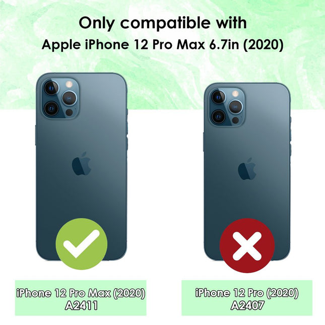 For iPhone 12 Pro Max Case, iCoverLover Shockproof Cover Clear