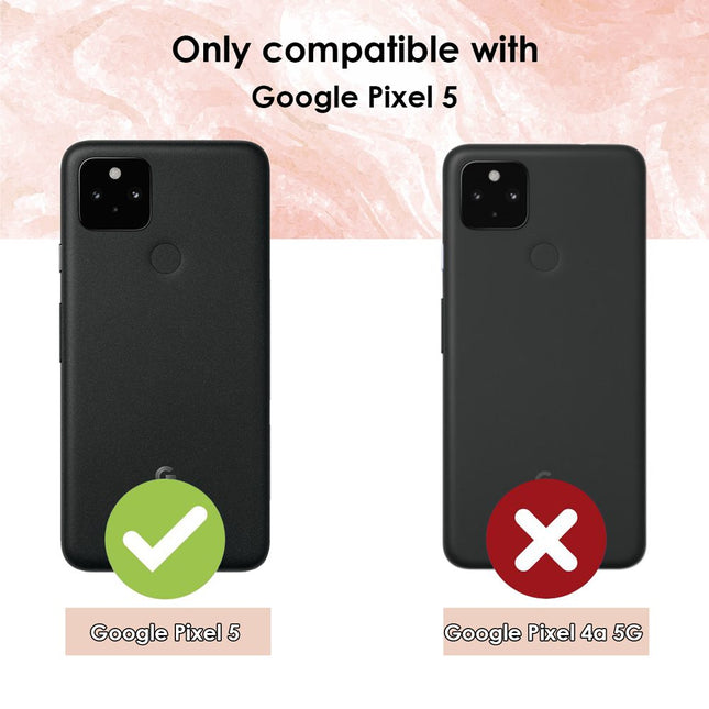 For Google Pixel 5 Case, iCoverLover Shockproof Cover Clear