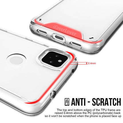 For Google Pixel 5 Case, iCoverLover Shockproof Cover Clear