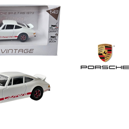 Mondo Motors Vintage Porsche 911 2,7 RS 1973 1:43 Die Cast Vehicle