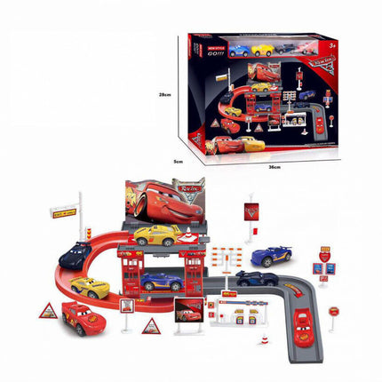 Cars 3 Lightning McQueen Parking Garage 29PCS 3+