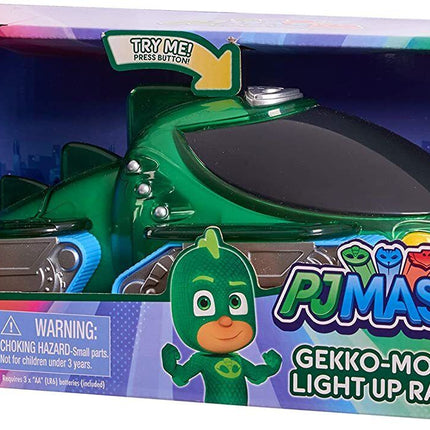 PJ Masks Motorized Light Up Racers Gekko with Lights & Sound