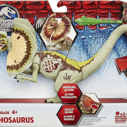 Hasbro Jurassic World Dilophosaurus Figure With Lights and Sound