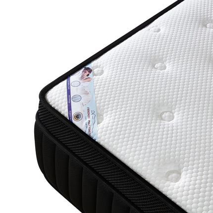 Queen Firm Euro Top Natural Latex Mattress 34cm - E01