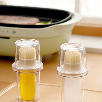 Japanese Style Oil Grease Unshedding Silicone Oil Bottle 12.5*6.5cm