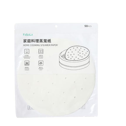 Home Cooking Steamer Paper Φ26cm 50pcs