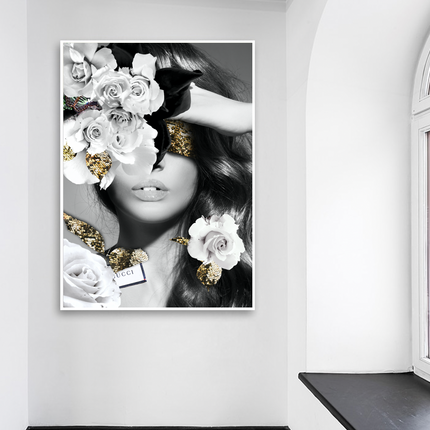Interior Ave - Made In Italy - 90cm x 60cm White Framed Artwork