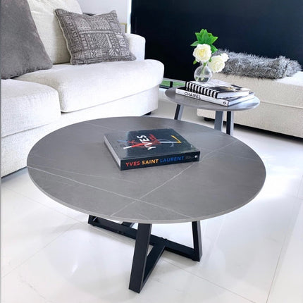 Interior Ave - Broadway Two Tier Stone Coffee Table Set