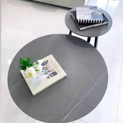 Interior Ave - Broadway Two Tier Stone Coffee Table Set