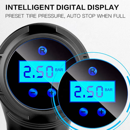 Autoxpert Wireless Charging Vehicle-Mounted Vehicle Hand-Held Electric Portable Tire Pump