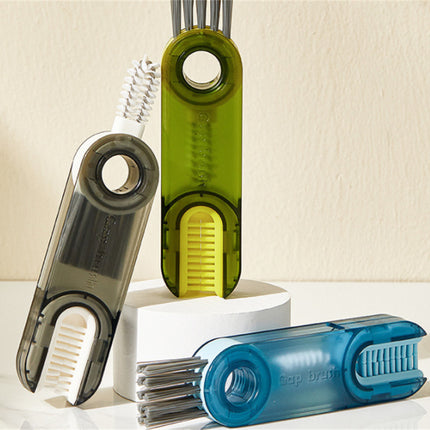 Cleanix Multi-functional Cup Cleaning Brush Bottle Nipple Cleaning Tool Three-in-one