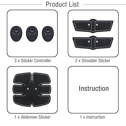 Fitrain Abdominal Fitness Device Muscle Patch Vibration Massage Heating Equipment