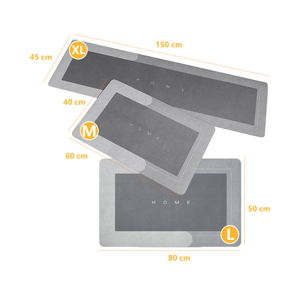 Lofiso Soft Quick-Drying Floor Mat Super Absorbency Bathroom Balcony Non-slip Carpet