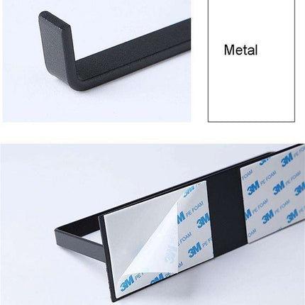 Cookingstuff Iron Kitchen Paper Cabinet Hanging Rack Roll Shelf Hole Free Wall Mounted