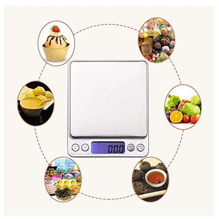 Cookingstuff Electronic Digital Kitchen Coffee Scale Stainless Steel Household Small 3kg