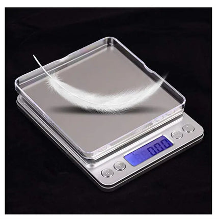 Cookingstuff Digital Scales Kitchen Scale LCD Food Stainless Steel Battery 500g