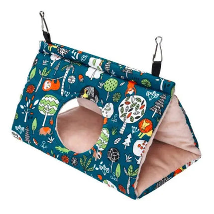 Pawfriends Bird Sleep Cotton Nest Cage Hut Pet Hammock Hang Cave Bed Parrot Warm Tent S AU
