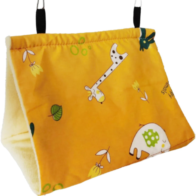 Pawfriends Bird Sleep Cotton Nest Cage Hut Pet Hammock Hang Cave Bed Parrot Warm Tent L AU