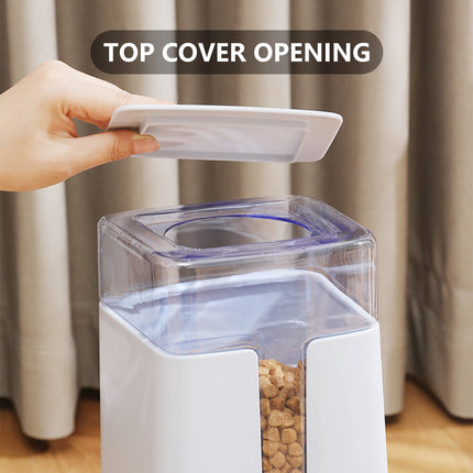 Pawfriends Pet Double Bowl Automatic Feeder Water Dispenser Dog Bowl Cat Bowl Bottle