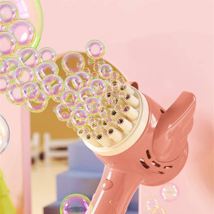 Bubblerainbow 23-Hole Angel Bubble Hammer Gatling Bubble Machine Children's Electric Toy