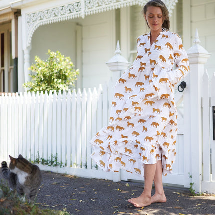Cotton Maxi Dress Summer Dress Boho dress Gift for her Long Boho Dress Women Kimono Wrap Dress Valentine Mother's Day Christmas - SM