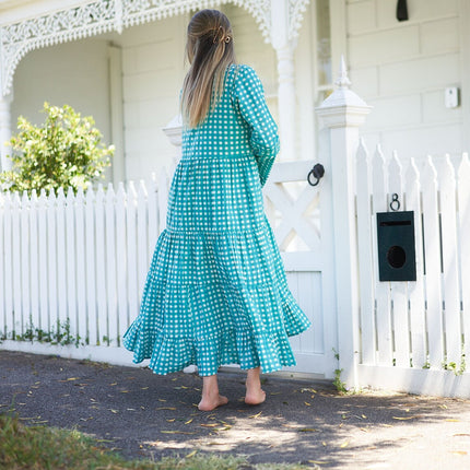 Cotton Maxi Dress Summer Dress Boho dress Gift for her Long Boho Dress Women Kimono Wrap Dress Valentine Mother's Day Christmas - SM