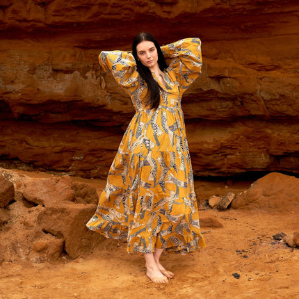 Cotton Maxi Dress Summer Dress Boho dress Gift for her Long Boho Dress Women Kimono Wrap Dress Valentine Mother's Day Christmas - L/XL