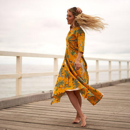 Cotton Maxi Dress Summer Dress Boho dress Gift for her Long Boho Dress Women Kimono Wrap Dress Valentine Mother's Day Christmas - L/XL