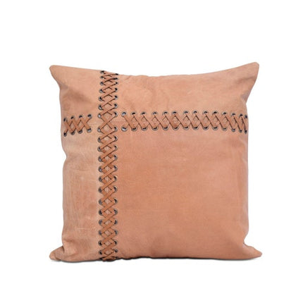 Melbourne Leather Co Genuine Leather Patchwork Cushion Cover Pillow Cover Leather Pillow Leather Cushion Vintage Leather Tan Pillow Cover