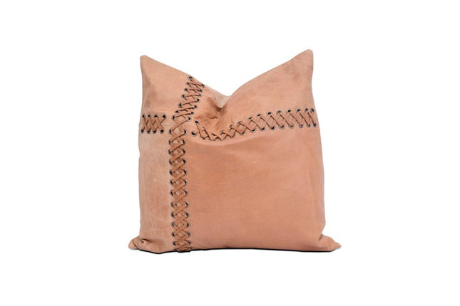 Melbourne Leather Co Genuine Leather Patchwork Cushion Cover Pillow Cover Leather Pillow Leather Cushion Vintage Leather Tan Pillow Cover