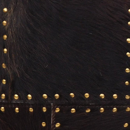 Exotic Cowhide Cushion Pillowcases Brown, Leather Cushion, Black and White 40*40cm Gift | Christmas Decor Cushion Pillow Covers