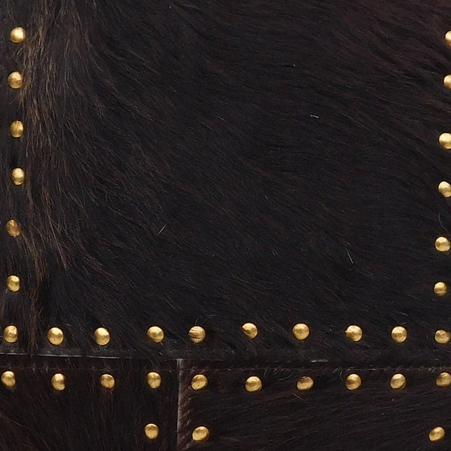 Exotic Cowhide Cushion Pillowcases Brown, Leather Cushion, Black and White 40*40cm Gift | Christmas Decor Cushion Pillow Covers