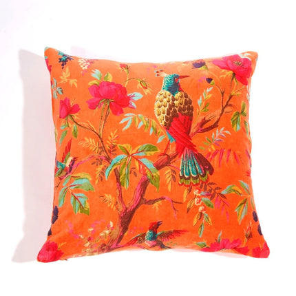 Mexican Painter Pillow Case, Frida Floral Decorative Cushion, Mexican Painter Art Garden Country Mexico Muertes Cushion Cover