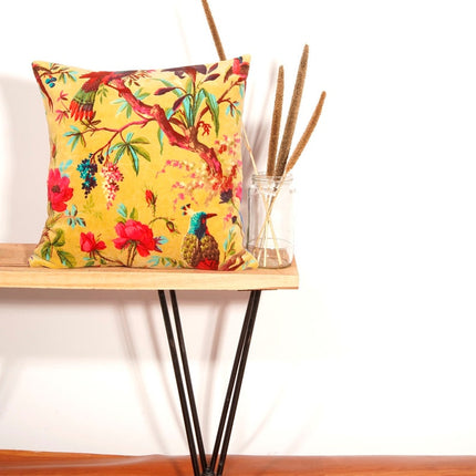 Mexican Painter Pillow Case, Frida Floral Decorative Cushion, Mexican Painter Art Garden Country Mexico Muertes Cushion Cover