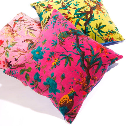 Mexican Painter Pillow Case, Frida Floral Decorative Cushion, Mexican Painter Art Garden Country Mexico Muertes Cushion Cover