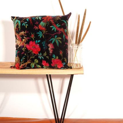 Mexican Painter Pillow Case, Frida Floral Decorative Cushion, Mexican Painter Art Garden Country Mexico Muertes Cushion Cover