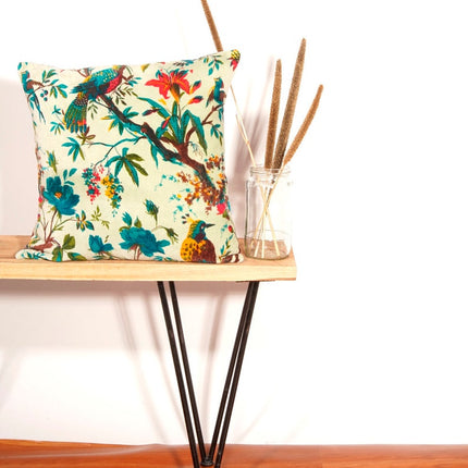 Mexican Painter Pillow Case, Frida Floral Decorative Cushion, Mexican Painter Art Garden Country Mexico Muertes Cushion Cover