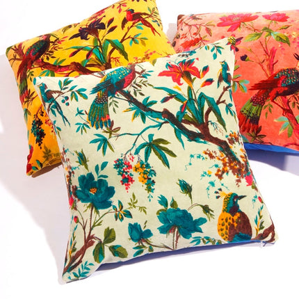 Mexican Painter Pillow Case, Frida Floral Decorative Cushion, Mexican Painter Art Garden Country Mexico Muertes Cushion Cover