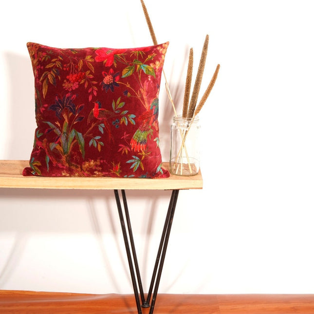 Linen Connections Tassel Hand Tufted Cushion Cover Moroccan Boho 'Shaggy' Beni Ourain Style Cushion Cover - Berber Style Cushion Cover