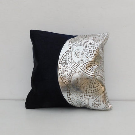 Exotic Cowhide Cushion Pillowcases Brown, Leather Cushion, Black and White 40*40cm Gift | Christmas Decor Cushion Pillow Covers